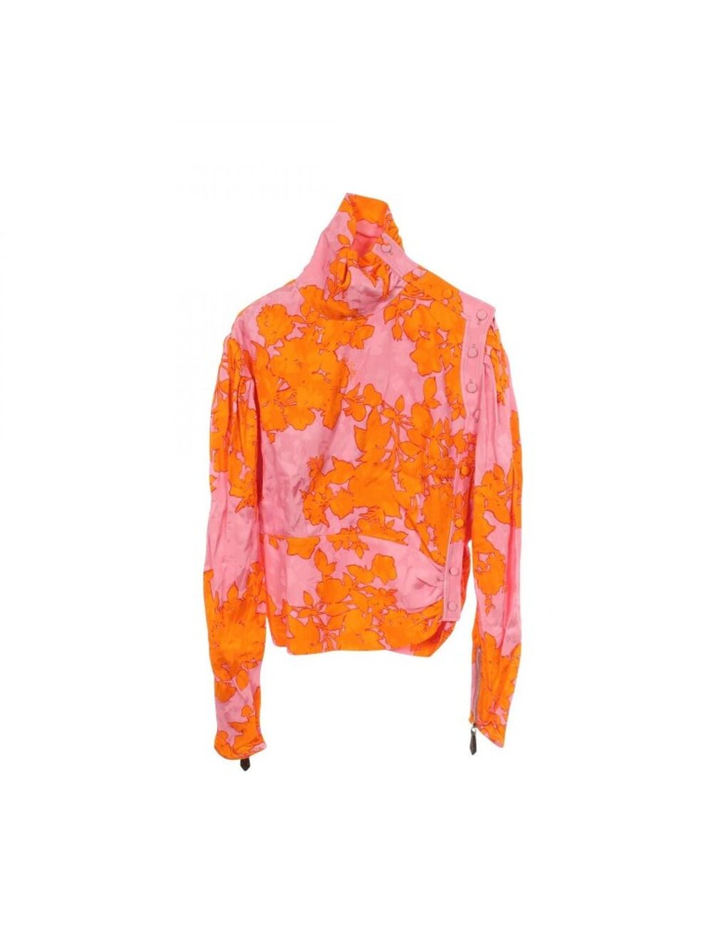 Louis Vuitton Blouse Flower Print Long Sleeve Top